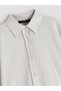 Trendlucky Girls' Textured Shirt with Long Sleeves and a Difference in Color - 2