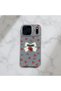 iPhone 13 Pro Max (6.7 Inch) Compatible Embossed Figure Patterned Leather Look Cute Case