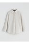 Trendlucky Girls' Textured Shirt with Long Sleeves and a Difference in Color