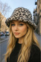 Leopard Patterned Plush Hat
