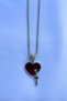 Lock of Love Heart with Key Handcrafted Stainless Steel Chain Women Necklace - 4