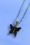 Butterfly Handcrafted Stainless Steel Chain Women's Necklace - 3