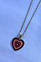 Interlocking Heart Pattern Handcrafted Stainless Steel Chain Women's Necklace - 5