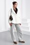 Angora Look Casual Jacket White 8279 - 3