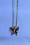 Butterfly Handcrafted Stainless Steel Chain Women's Necklace - 4