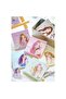 P13-30 Pieces Girl Pet Sticker - Color: Blue