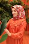 وشاح حريري من نسيج التويل 11434-09 - 8
