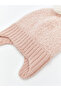 Baby Girl Beret with Pompom Detail (W5) - 2