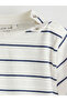 Esvab • Modern & Distinctive Zero Roba Collar Striped Baby Boy T-Shirt 2-Pack - 5