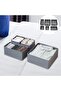 Foldable Cloth Storage Box Closet Dresser Drawer Organizer Fabric Baskets Bins Containers Divider wi - 3