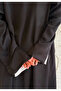 Women's Two Colour Reversible Abaya - Black and White - 6