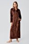 Long Sleeve Zippered Pocket Stretchy Viscose Velvet Dress