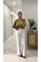 Adelina White Wide Leg Jeans - 4