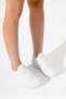 Women's White Thermo Sole Lace-Up Sports Shoes - 4