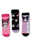 Kuromi Licensed Girls' 3 Pairs of Socks 23065