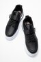 Velcro Women's Sports Shoes Black White - 5
