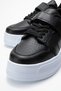 Velcro Women's Sports Shoes Black White - 3