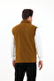 Men's Full Zipper Sports Fleece Vest - 3