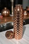 100% Copper Handmade Water Flask 700 ml Very Useful Copper Water Bottle for Health - 3