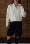 Basic Oversize Half Zipper Knit Sweater Aw25Kz0055 - 4