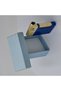 Metal Gas Lighter, Windproof, Trigger Model, Refillable, Blue, Boxed - 2