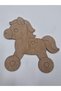 15 Pieces Cute Horse Wooden Painting School DIY Activity Activity Art 15 cm X 15 cm