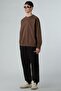 Men's Essential Relaxed Straight Sweatpants - Black - 3