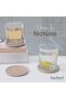 Marble Coasters Set with Holder 3.5" Verona – 6 Round Stone Drink Coasters for Table & Kitchen - 4
