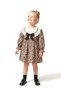 Baby Girl Dress Girls' Dress Leopard Birthday Party Wedding Special Occasion Long Sleeve Lined Dress