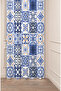 Authentic Anatolian Motifs Old Ancient Patterned Special Design Digital Printed (Single Wing) Stylish Background Curtain
