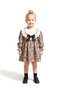 Baby Girl Dress Girls' Dress Leopard Birthday Party Wedding Special Occasion Long Sleeve Lined Dress - 5