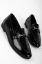 Sasy Women's Genuine Leather Buckle Ballerina Shoes 4188 - 3