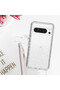 Dazzle TPU Case for Google Pixel 9 Pro, Sparkling Design, Transparent - 5
