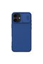 Lens Cover Back Case for Apple iPhone 16, Magnetic Function, Camshield Blue