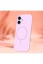 VelvetMag Microfiber Case for Apple iPhone 17, Wireless Charging, Pink - 4