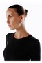 Extrafine Merino Wool Blend Black Knitwear Top - 3