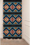 Authentic Anatolian Motifs Old Ancient Patterned Special Design Digital Printed (Single Wing) Stylish Background Curtain