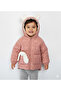 2-7 Years Old Rabbit Fleece Lined Winter Girl's Coat