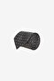 Men's Black-Grey Patterned Silk Tie