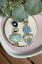 Zr Model Palm & Eye Earrings - 2