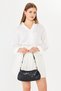 Lumira Black Mini Baguette Women's Shoulder, Arm and Hand Bag - 2