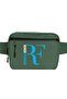 Roger F. Blue Logo Waist Bag Green Color