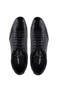 Men's Genuine Leather Black Antique Casual Shoes - 5