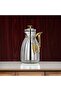 Vacuum Flask Set Plastic Push Button 0.7 L + 1 L Silver & Gold - 3