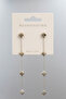 Clover Detailed Dangle Zircon Earrings - 2