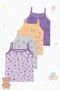 4-Pack Girls' Tank Tops - Soft Cotton & Comfortable Fit