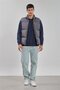 Men's Stand Collar Puffer Vest - Anthracite - 4