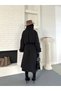 Women's Belted Buttoned Oversize Trench Coat - 9