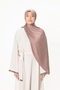 Soft Stretch Jersey Hijabs, Effortless Style and Comfort, Curated Collection ( Plum Taupe )