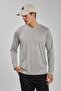 Men's Long Sleeve Athlete T-Shirt - Gray